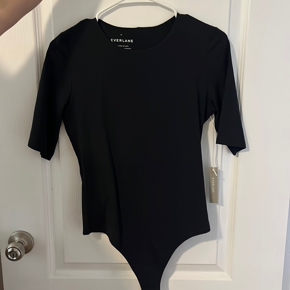 Everlane black bodysuit